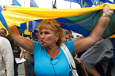 В Киеве поддержали российских оппозиционеров