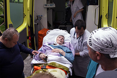 Россиянку Ирину Антонову доставили в больницу Выборга