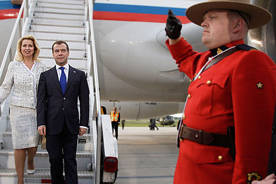 Рабочий визит президента России в Канаду
