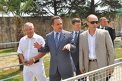 Премьер-министр России провел ряд мероприятий в Сочи