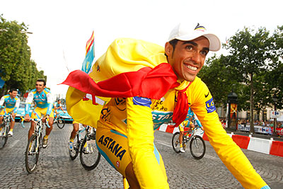 Победителем Tour de France в третий раз стал Альберто Контадор