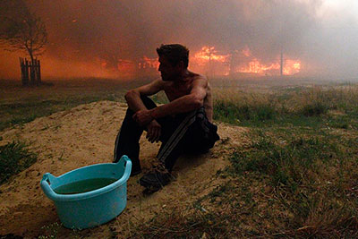 Лесные пожары захватили Россию