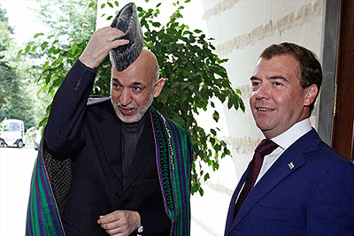 Встреча президентов России и Афганистана в Сочи