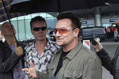 Группа U2 уже в Москве