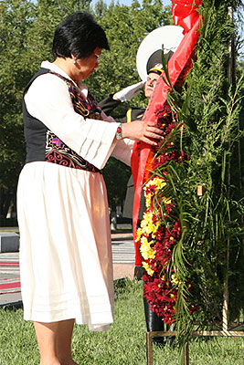 Празднование Дня независимости в Киргизии