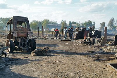 Из-за пожаров на Алтае без жилья остались более тысячи человек