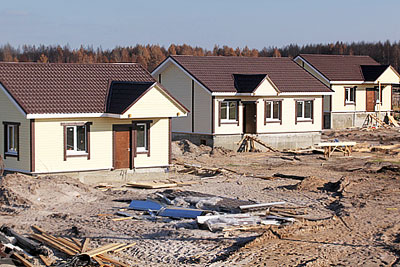 Строительство домов для пострадавших от пожаров