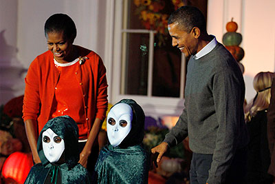 В Белом доме в Вашингтоне отметили Хэллоуин