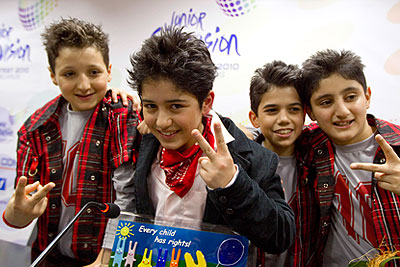 Представитель Армении стал победителем детского "Евровидения-2010"