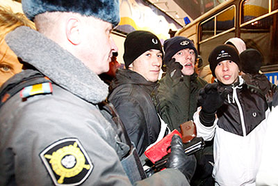 Столкновения на площади Киевского вокзала