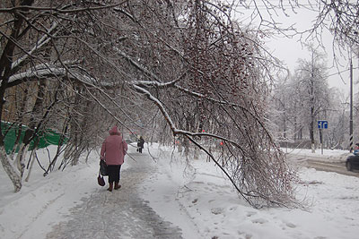 Москва после "ледяного дождя"