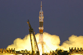 К МКС полетел новый экипаж