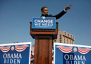 Обама вырывается вперед