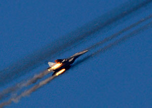 Крушение истребителя