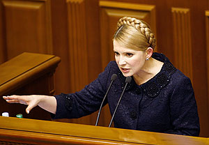 Тимошенко и Ющенко, схватка из-за гривны