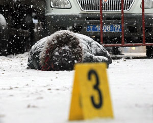 Убийство майора в центре Москвы. Фото