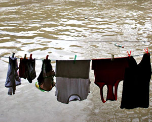 Астрахань затопили дожди