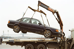 Город зачищают от машин