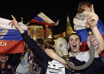 Поражение не охладило русский пыл. Фото