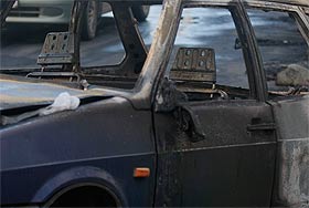 За ночь в Москве сгорели три машины