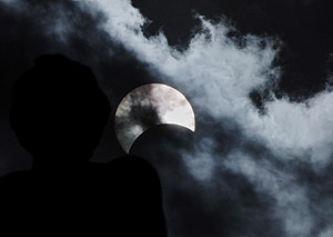 Пол-Солнца над Москвой