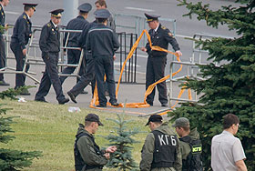 Минск после взрыва