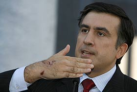 Подпись Саакашвили