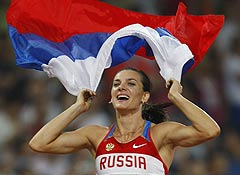 Исинбаева - богиня легкой атлетики