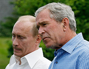 О чем будут говорить Буш и Путин