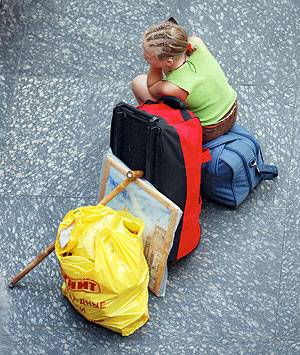 Российские дети застряли на границе