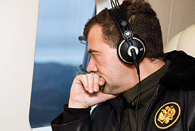 Исторический визит Медведева