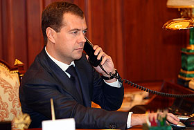 Телефонный разговор президентов