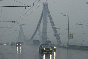 Москва погрузилась в туман