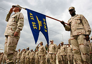 На защите американской базы