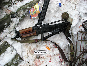 Бандиты стреляют синхронно