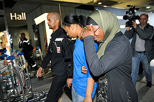 Катастрофа в Индийском океане. Фото из аэропорта