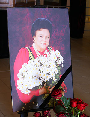 Прощание с Зыкиной. Фото