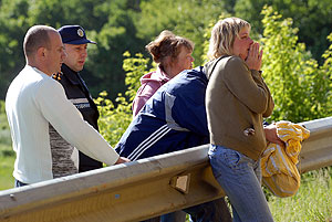 Почему перевернулся автобус