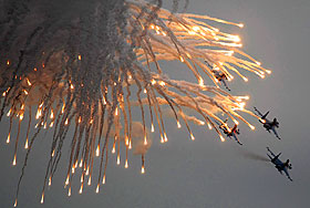 В небе "Русские Витязи"!