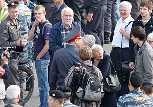 "Нарвались на действия милиции". Фото