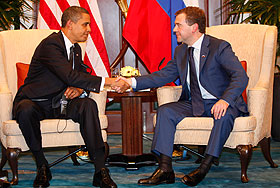 Медведев и Обама: переговоры на полях АТЭС