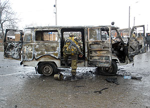Террорист-смертник на посту ДПС