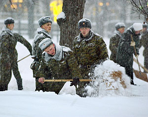 Метель в Москве