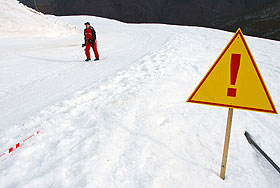 Гибель под лавиной