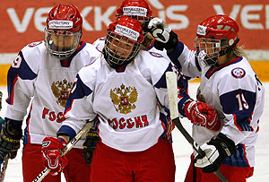 Хоккей: женское поражение