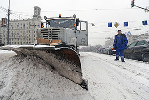 Сильнейший снегопад