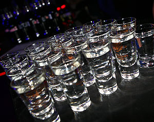 Водка по часам