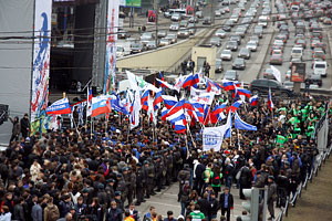 Триумфальная площадь. 31 марта