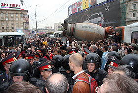 Триумфальная площадь: рында не помогла. Фото