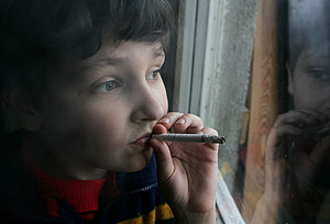 Курение "депрессивных" регионов